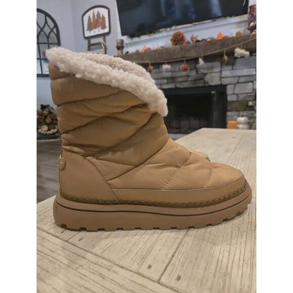 Sam Edelman Women's Brown Ankle Snow Boots Size 9.5 Winter Warm Casual - Picture 5 of 11